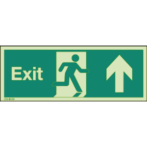 Exit Signs - Exit Arrow Up