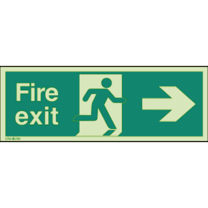 Fire Exit Signs - Fire Exit Arrow Right