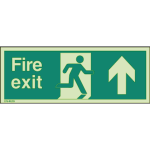 Fire Exit Signs - Fire Exit Arrow Up