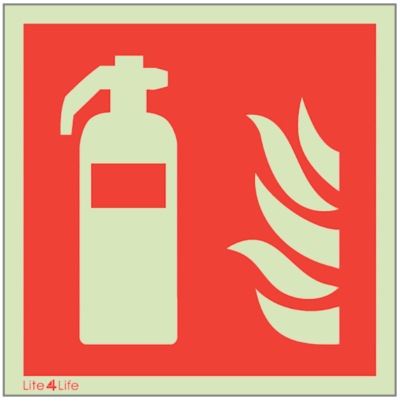 Fire Emergency Equipment & Assistance - Fire Extinguisher Symbol