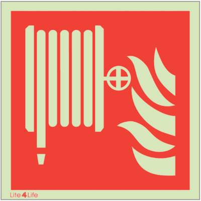 Fire Emergency Equipment & Assistance - Fire Hose Symbol