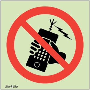 General Prohibitions - No radio transmitters symbol