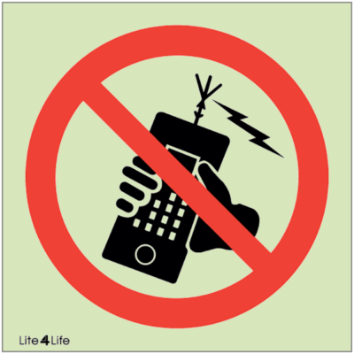 General Prohibitions - No radio transmitters symbol