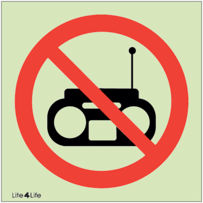 General Prohibitions - Radio's prohibited symbol