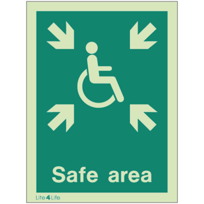 Disability, Special Needs & Mobility Assistance - Safe area (with text)