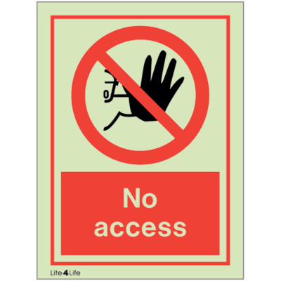 General Prohibitions - No access with text