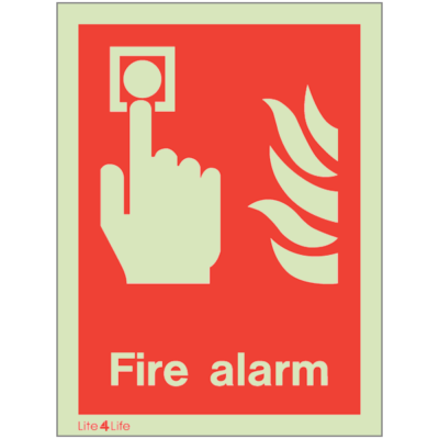 Fire Emergency Equipment & Assistance - Fire Alarm (with text)