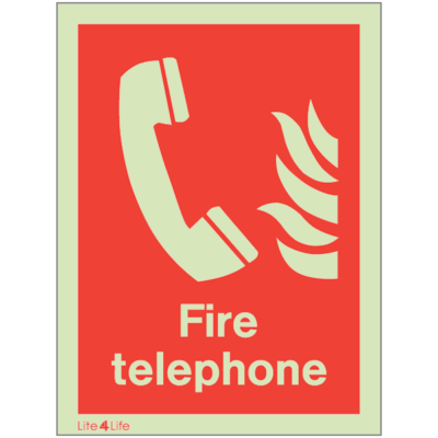 Fire Emergency Equipment & Assistance - Fire Telephone (with text)