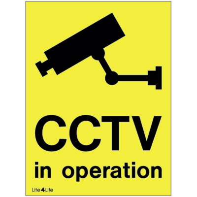 Warning signs - CCTV in operation