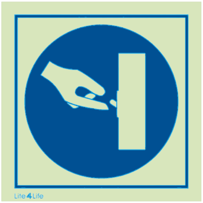 Personal Protective Equipment - Switch off when not in use symbol