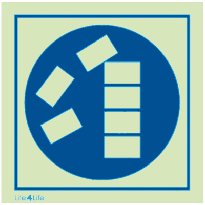 Personal Protective Equipment - Stack goods correctly symbol