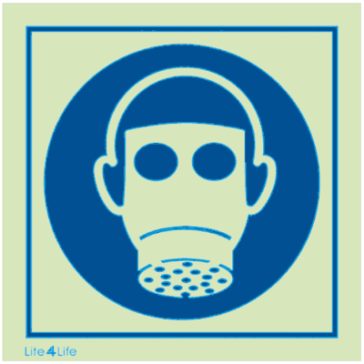 Personal Protective Equipment - Wear respirator symbol