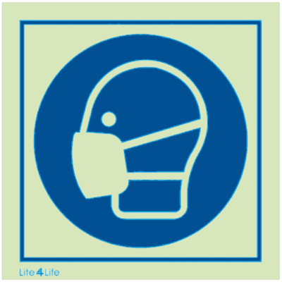 Personal Protective Equipment - Wear mask symbol