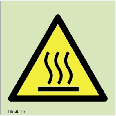 Warning signs - Warning hot surface symbol