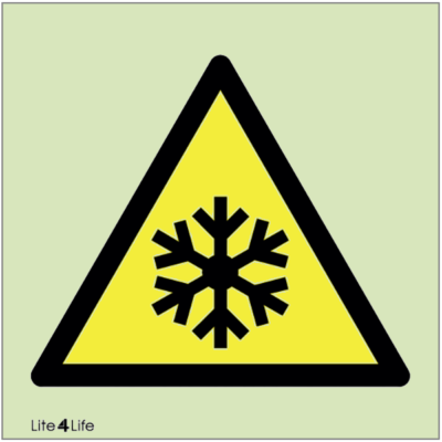 Warning signs - Warning low temperature symbol