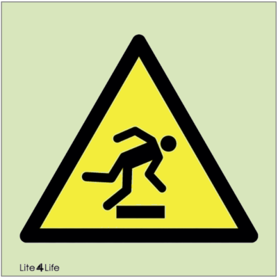 Warning signs - Warning trip hazard symbol