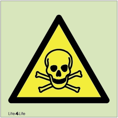 Warning signs - Warning toxic symbol