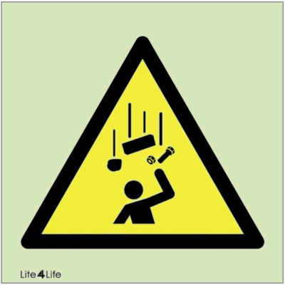 Warning signs - Warning overhead working symbol