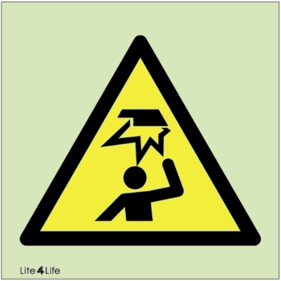 Warning signs - Warning mind your head symbol