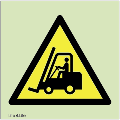 Warning signs - Warning fork lifts symbol