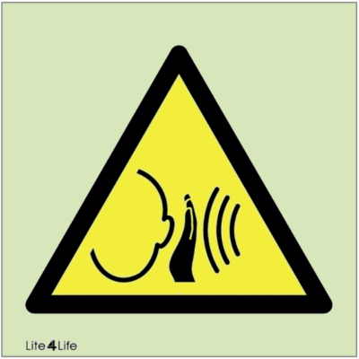 Warning signs - Warning noise symbol