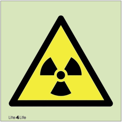 Warning signs - Warning radioactive material symbol