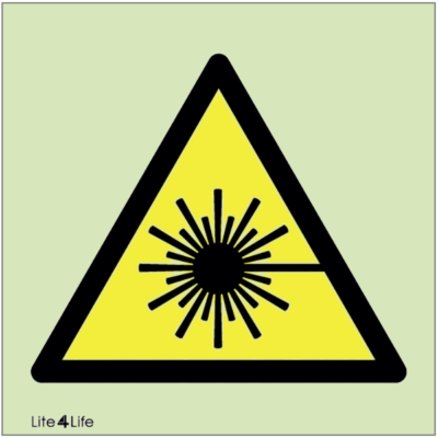 Warning signs - Warning laser aperture symbol