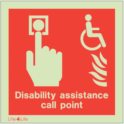 Disability, Special Needs & Mobility Assistance - Disability assistance call point in event of fire