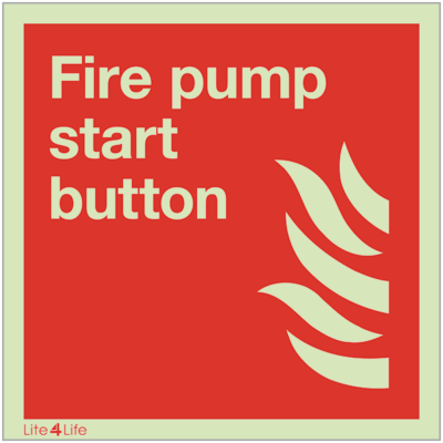 Fire Fighting Equipment - Fire pump start button