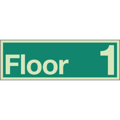 Floor Identification Numbers - Floor 1