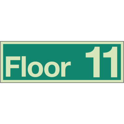 Floor Identification Numbers - Floor 11