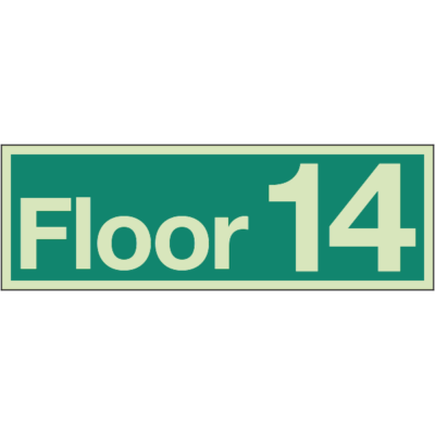 Floor Identification Numbers - Floor 14