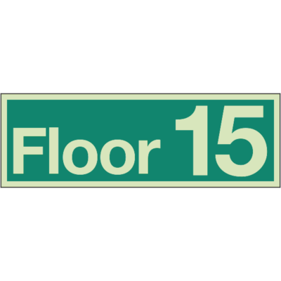 Floor Identification Numbers - Floor 15