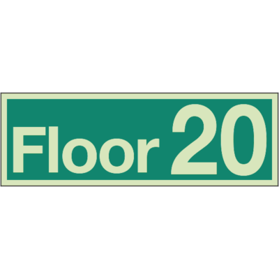 Floor Identification Numbers - Floor 20