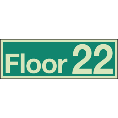 Floor Identification Numbers - Floor 22