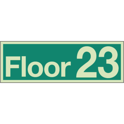 Floor Identification Numbers - Floor 23