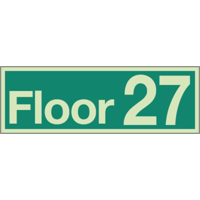 Floor Identification Numbers - Floor 27