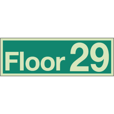 Floor Identification Numbers - Floor 29