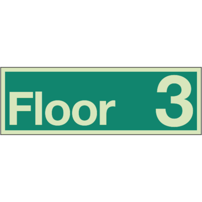 Floor Identification Numbers - Floor 3