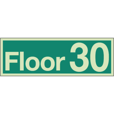 Floor Identification Numbers - Floor 30