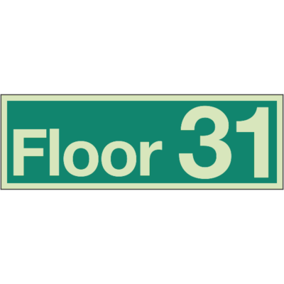 Floor Identification Numbers - Floor 31