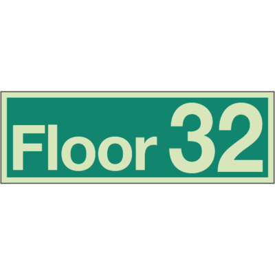 Floor Identification Numbers - Floor 32