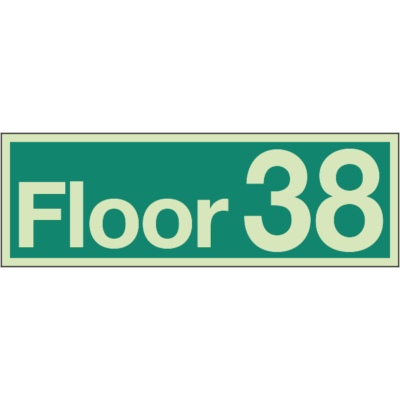 Floor Identification Numbers - Floor 38