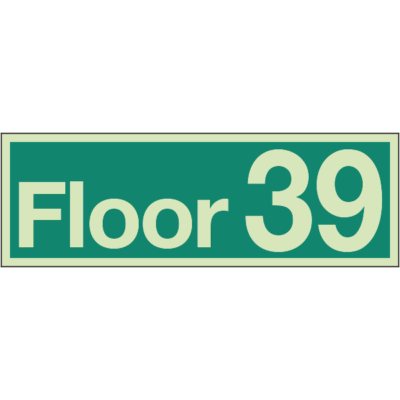 Floor Identification Numbers - Floor 39