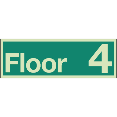 Floor Identification Numbers - Floor 4