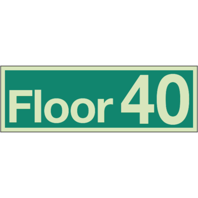 Floor Identification Numbers - Floor 40