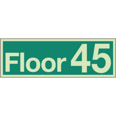 Floor Identification Numbers - Floor 45