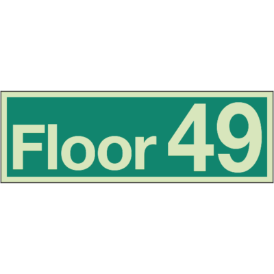 Floor Identification Numbers - Floor 49