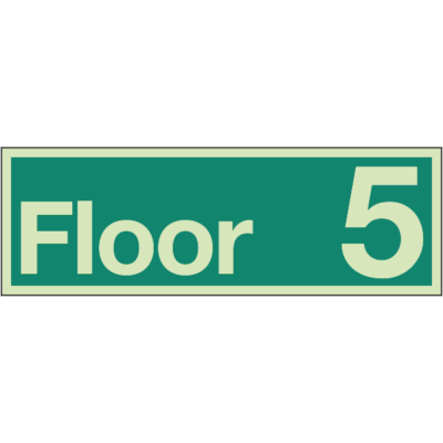 Floor Identification Numbers - Floor 5