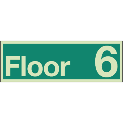 Floor Identification Numbers - Floor 6